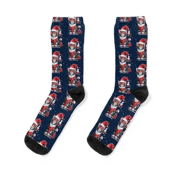 Чорапи с мяуками Коледните котка, топли чорапи, аниме чорапи, незаменими чорапи, дамски мъжки