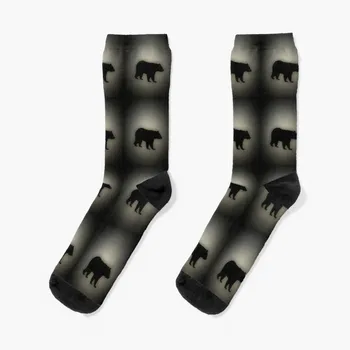 Чорапи с черен мечок, чорапи за момчета в стил ръгби, женски
