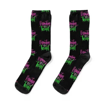 Респираторный терапевт - Розово-зелени чорапи, луксозни чорапи, мъжки чорапи с аниме, чорапи за мъже, памучни 100% Чорапи, Женски, мъжки