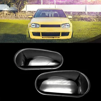 Автомобилна прозрачна предна фар на светлината Лещите на фаровете Делото прахоустойчив калъф за Golf 4 MK4 1995-2005