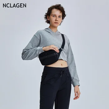 Спортен топ NCLAGEN, дамска есенно-зимна новите дрехи за йога, Модни блузи за фитнес зала, Безплатен всекидневен пуловер, риза за фитнес