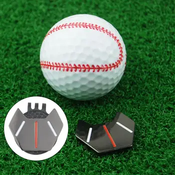 1 Комплект Целта на етикета за Магнитна Водоустойчив Тежкотоварни етикет за топката Метална етикет за мини-голф със скоба за шапки Набор от аксесоари за голф
