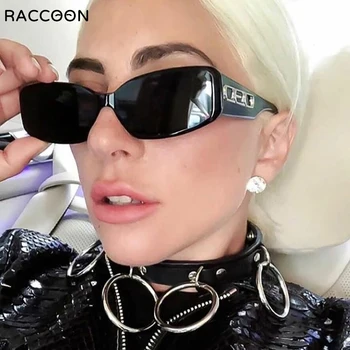 Нови популярни слънчеви очила Ins, женски марка, дизайнер Gaga Lady Eyewear, Слънчеви очила унисекс, стил Y2K главен ИЗПЪЛНИТЕЛЕН директор, нюанс на цвят Карамел, UV400 Нюанси