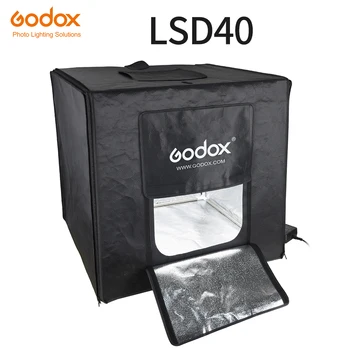Godox LSD40 40*40 см led софтбокс за фото студио Палатка Преносим софтбокс за стрелба с ac адаптер за заснемане на бижута и играчки