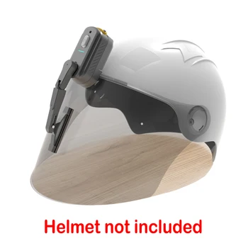 Универсален електрически чистачки за мотоциклетни шлем Двигател на чистачките за каска, съвместим с повечето козирки