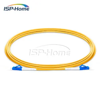100шт LC/UPC-LC/UPC Однорежимный симплексный оптичен пач кабел ХАЛОГЕННИ 2.0 мм